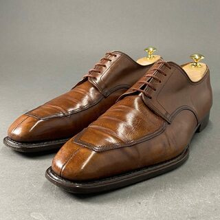 ジェーエムウエストン(J.M. WESTON)の2f2 J.M.WESTON ジェイエム ウエストン エプロンフロント ダービーシューズ 10E ブラウン レザー 革靴 フランス製(ドレス/ビジネス)