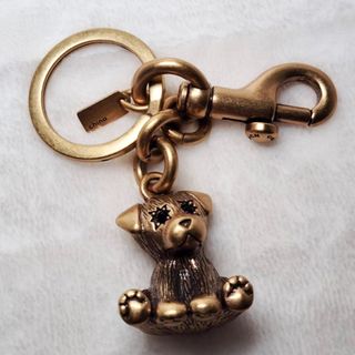 コーチ(COACH)の新品！　COACHコーチ　クリーチャー パピー キーリング　チャーム ドッグ(キーホルダー)