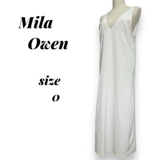 ミラオーウェン(Mila Owen)のミラ オーウェン ロングワンピース ジャンパースカート 0(S) ノースリーブ(ロングワンピース/マキシワンピース)