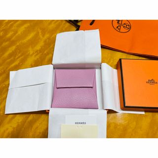 Hermes - エルメスHERMES バスティア　小銭入れ　小物入れ　ピンク系　超美品