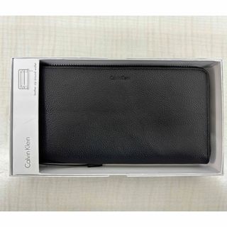 カルバンクライン(Calvin Klein)の【新品未使用】カルバンクライン ラウンドファスナー長財布79442BLACK箱入(長財布)