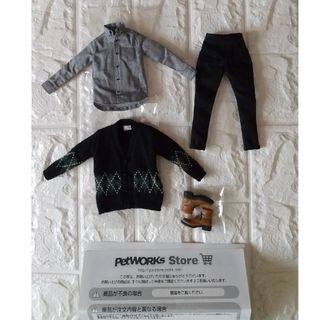 ✦衣装&靴のみ✦開封済美品✦petWORKs 六分の一男子図鑑 書房のエイトPS(キャラクターグッズ)