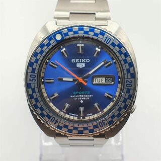 SEIKO セイコー 5 スポーツ チェッカーベゼル メンズ 6119-7173(腕時計(アナログ))