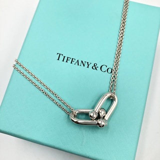 ティファニー(Tiffany & Co.)のTIFFANY  ティファニー ハードウェア ラージ ダブル リンク ペンダント(ネックレス)