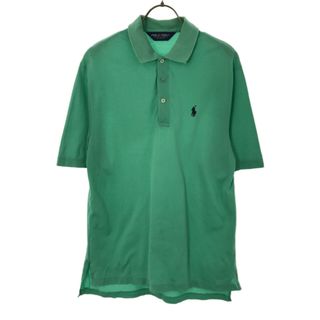 ポロゴルフラルフローレン ゴルフ 半袖 ポロシャツ M グリーン POLO GOLF RALPH LAUREN 鹿の子地 メンズ(ポロシャツ)