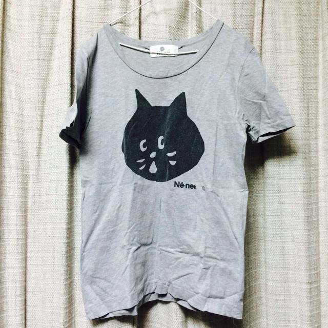 Ne-net(ネネット)のにゃーTシャツ(グレー) レディースのトップス(Tシャツ(半袖/袖なし))の商品写真