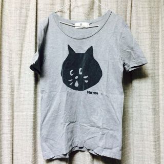 ネネット(Ne-net)のにゃーTシャツ(グレー)(Tシャツ(半袖/袖なし))