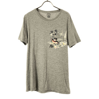 ポロラルフローレン(POLO RALPH LAUREN)のポロラルフローレン プリント 半袖 Tシャツ M グレー POLO RALPH LAUREN メンズ(Tシャツ/カットソー(半袖/袖なし))