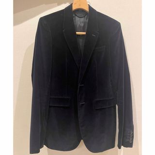 バーバリー(BURBERRY)の極美品　burbbery prorsum ベロア　ジャケット　48(テーラードジャケット)