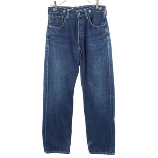 リーバイス(Levi's)のリーバイス 90s 日本製 S702 ストレートデニムパンツ W30 Levi's 赤耳 裏リベット ボタンフライ メンズ(デニム/ジーンズ)