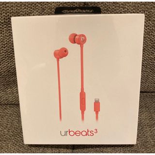 ビーツバイドクタードレ(Beats by Dr Dre)のBeats Apple urBeats3イヤフォンLightningコネクタ付き(ストラップ/イヤホンジャック)