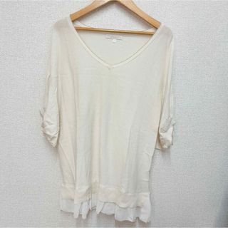 プロポーションボディドレッシング(PROPORTION BODY DRESSING)の試着のみ美品プロポーションの綿ニット(カットソー(半袖/袖なし))