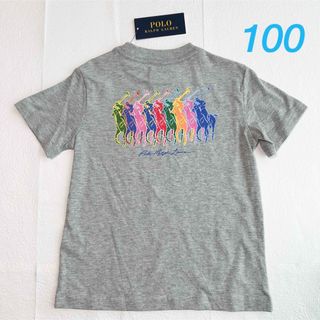 ポロラルフローレン(POLO RALPH LAUREN)の新作◇ラルフローレン ボーイズ半袖Tシャツ グレー 3T/100(Tシャツ/カットソー)