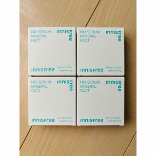 イニスフリー(Innisfree)の【24時間以内発送】イニスフリー ノーセバム ミネラルパクトS 8.5g ×4(フェイスパウダー)