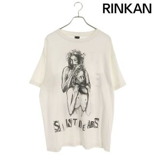 セントマイケル SAINT MICHAEL ×デニムティアーズ DENIM TEARS  21AW  SM-A21-0000-047 ダブルジーザスプリントTシャツ メンズ L(Tシャツ/カットソー(半袖/袖なし))