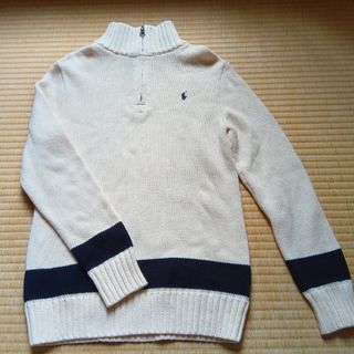 ポロ(POLO（RALPH LAUREN）)のPOLO アイボリー長袖ニット150(ニット)