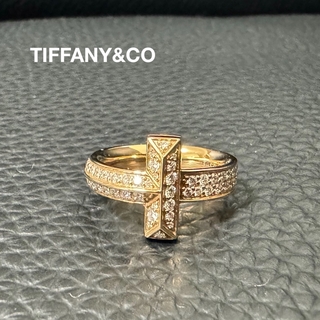 Tiffany & Co. - ティファニー TIFFANY&CO. Tワン ワイド ダイヤモンド リング RG