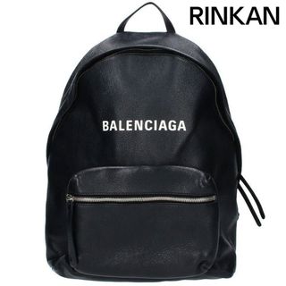 バレンシアガ(Balenciaga)のバレンシアガ  エブリデイ 568008 ロゴプリントレザーリュック メンズ(バッグパック/リュック)