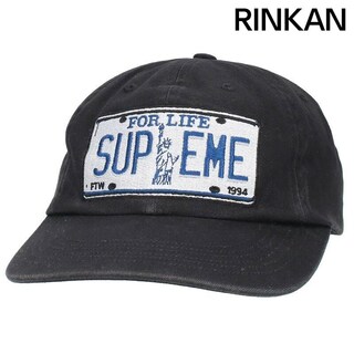 シュプリーム(Supreme)のシュプリーム  20SS  License Plate 6-Panel ライセンスワッペン帽子 メンズ(帽子)