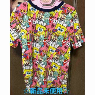 ☆新品未使用☆H&M子供服 キッズ スポンジボブ 半袖Tシャツ122/128cm