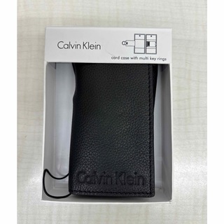 カルバンクライン(Calvin Klein)の【新品未使用】カルバンクライン6連キーケース79470BLACKレザー箱入(キーケース)