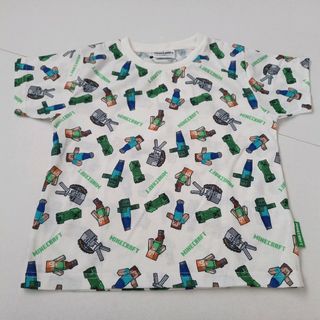 130 マイクラ Tシャツ 白(Tシャツ/カットソー)