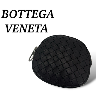 ボッテガヴェネタ(Bottega Veneta)のイタリア製　ボッテガヴェネタ　ジップコインケース　イントレチャート　ブラウン(コインケース)