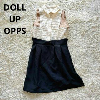 DOLL UP OPPS ワンピース 切り替え レディース おしゃれ 膝丈