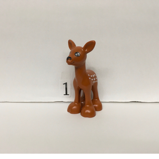 レゴデュプロ(レゴ デュプロ)のレゴ デュプロ 動物 子 しか 鹿 シカ １個 どうぶつ(積み木/ブロック)