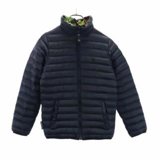 BURTON - バートン スノーボード リバーシブル 中綿ジャケット JPN 140-147 黒／柄地 BURTON キッズ