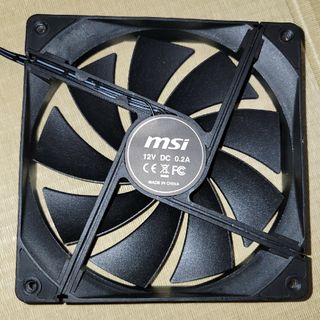 エムエスアイ(msi)のMSI 14cm　速度可変４ピンコネクタ　空冷ファン(PCパーツ)