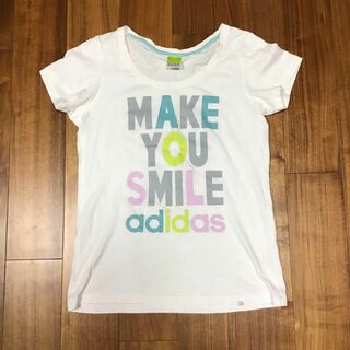 アディダス(adidas)のadidas アディダス　ネオレーベル　コットン100% ロゴプリント　tシャツ(Tシャツ(半袖/袖なし))