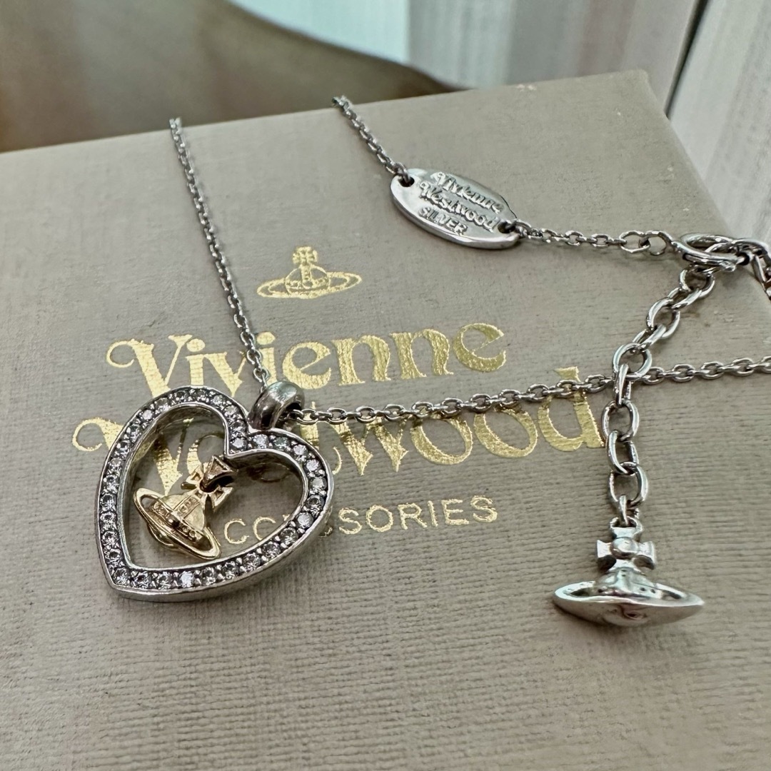 超レア925製VivienneWestwood ハートオーブネックレス アクセサリー 超レア925製VivienneWestwood ハートオーブネックレス アクセサリー