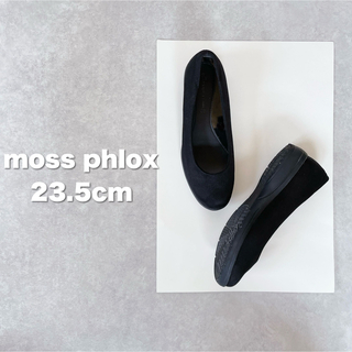 moss phloxモスフィロックス　防水　パンプス　黒　23.5cm(ハイヒール/パンプス)