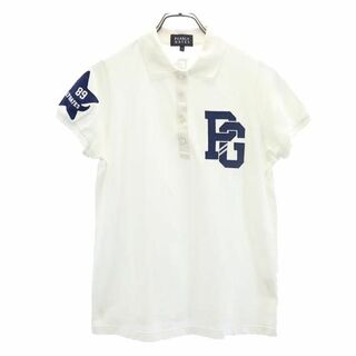 パーリーゲイツ(PEARLY GATES)のパーリーゲイツ 日本製 ゴルフ 半袖 ポロシャツ 1 ホワイト系 PEARLY GATES 鹿の子 レディース(ポロシャツ)