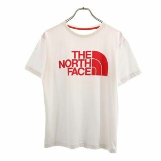ザノースフェイス(THE NORTH FACE)のノースフェイス NT31731 半袖 Tシャツ M 白 THE NORTH FACE ロゴプリント メンズ(Tシャツ/カットソー(半袖/袖なし))