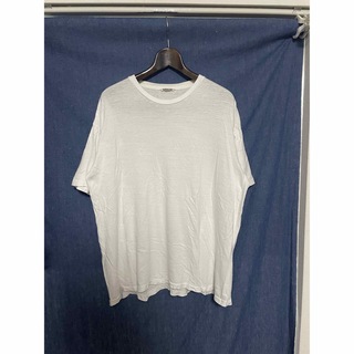 オーラリー(AURALEE)のAURALEE  オーラリー　無地Tシャツ　ホワイト(Tシャツ/カットソー(半袖/袖なし))