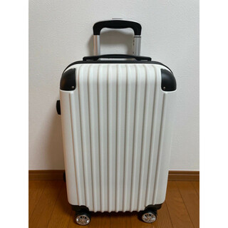 キャリーケース Sサイズ アイボリー（ホワイト）（ホワイト）(スーツケース/キャリーバッグ)