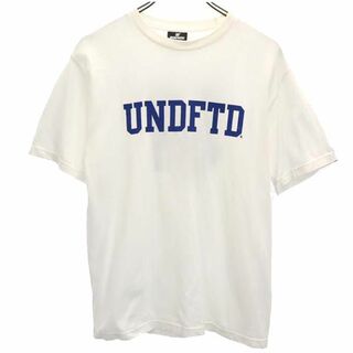 アンディフィーテッド(UNDEFEATED)のアンディフィーテッド ロゴプリント 半袖 Tシャツ S ホワイト系 UNDEFEATED メンズ(Tシャツ/カットソー(半袖/袖なし))