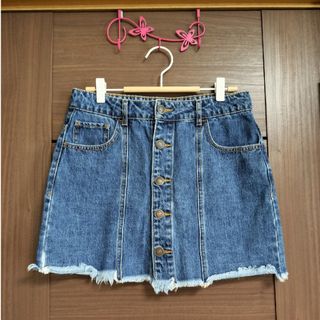 フォーエバートゥエンティーワン(FOREVER 21)のFOREVER 21 デニムミニスカート(ミニスカート)