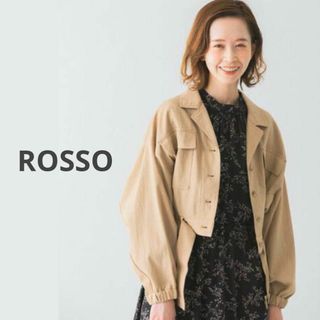 アーバンリサーチロッソ(URBAN RESEARCH ROSSO)のロッソ　ROSSO ショートブルゾン　ベージュ(ブルゾン)