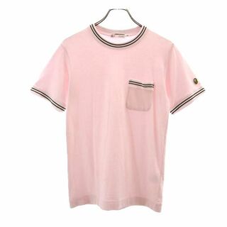 アベイシングエイプ(A BATHING APE)のアベイシングエイプ 日本製 半袖 Tシャツ S ピンク A BATHING APE クルーネック メンズ(Tシャツ/カットソー(半袖/袖なし))