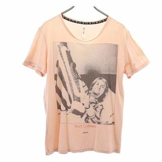 glamb - グラム 日本製 プリント 半袖 Tシャツ 2 ピンク系 glamb メンズ