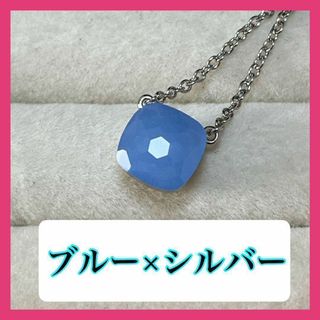 008ブルーヌードネックレスポメラート風アクセサリー石プレゼント結婚式誕生日(ネックレス)