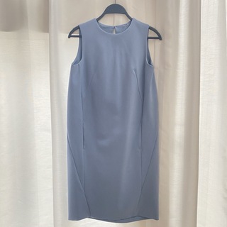 サファイアブルー　ドレス　ワンピース👗(ひざ丈ワンピース)