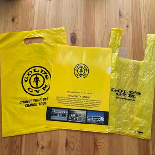 ゴールドジム(GOLD'S GYM)のGOLD'S GYMショップ袋(ショップ袋)