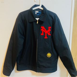 エベッツフィールドフランネル(EBBETS FIELD FLANNEL)のエベッツフィールドフランネルズ ワークジャケット ブルゾン M ブラック(ブルゾン)