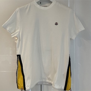 モンクレール(MONCLER)のMONCLER モンクレール サイドジップTシャツ S(Tシャツ/カットソー(半袖/袖なし))
