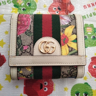 グッチ(Gucci)の【正規品】GUCCI　グッチ　オフィディア　コンパクトウォレット　2つ折り財布(財布)