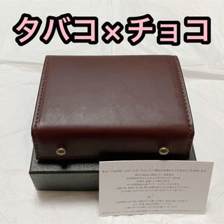 エムピウ(m+)のエムピウ ミッレフォッリエ p25 タバコチョコ m+ 茶色 右利き用(折り財布)